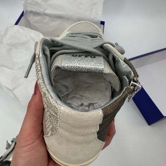 P448 New in Box Skate Prisma Sneaker High Top Gold Metallic // 36 - Picture 14 of 16